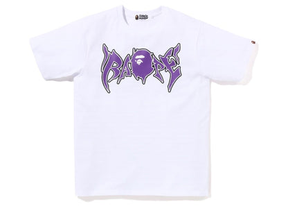 BAPE Graffiti Tee White Purple