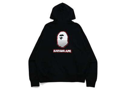 BAPE Graphic #1 Loose Fit Pullover Hoodie Black