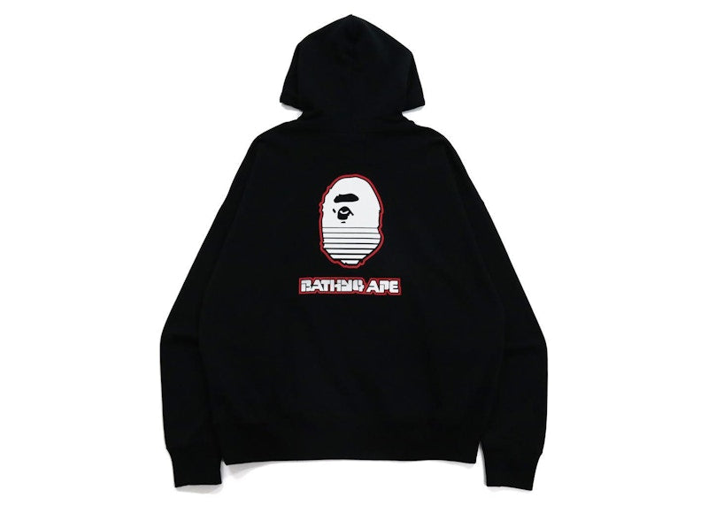 BAPE Graphic #1 Loose Fit Pullover Hoodie Black