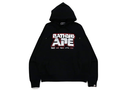 BAPE Graphic #1 Loose Fit Pullover Hoodie Black