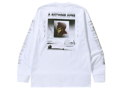 BAPE Graphic #2 L/S Tee White