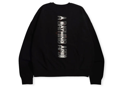 BAPE Graphic #2 Loose Fit Crewneck Black