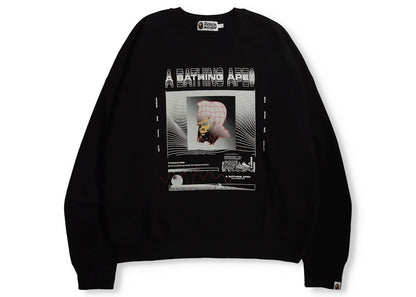 BAPE Graphic #2 Loose Fit Crewneck Black