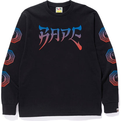 BAPE Graphic L/S Tee Black
