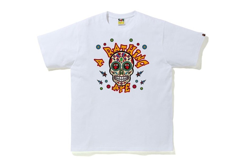 BAPE Halloween Skull Tee White