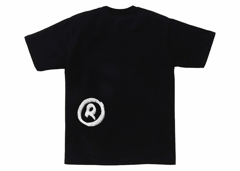 BAPE Hand Draw By Bathing Ape Tee Black