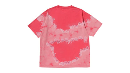 BAPE Hand Dye College Relaxed Fit Tee Tee Red