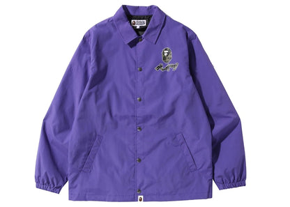 BAPE Harajuku Coach Jacket Purple