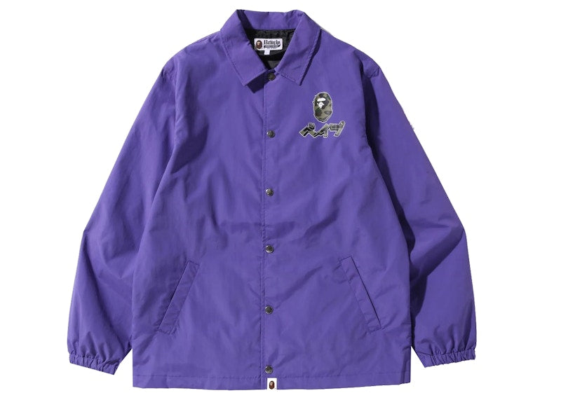 BAPE Harajuku Coach Jacket Purple
