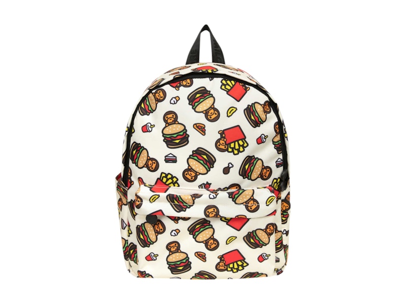 BAPE Hard Medium Backpack Cream