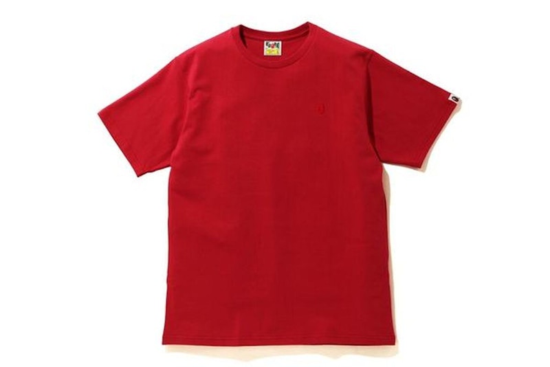 BAPE Head One Point Tee Red