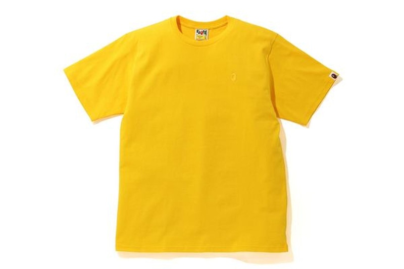 BAPE Head One Point Tee Yellow