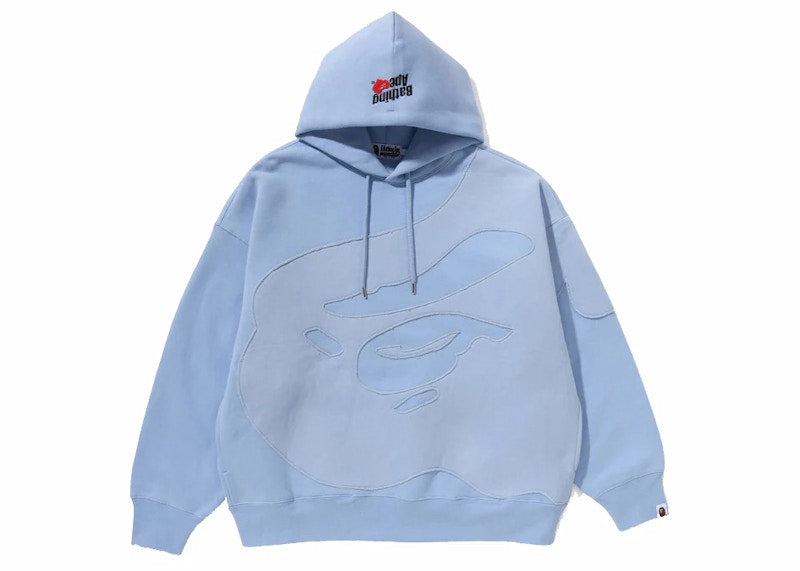 BAPE Head Patch Pullover Hoodie Blue