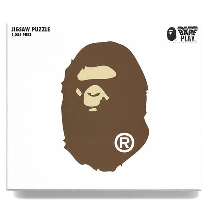 BAPE Head Puzzle (1,055 Pieces) Brown