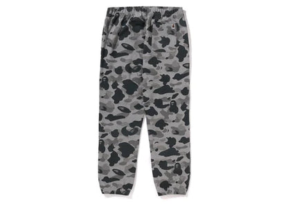 BAPE Heather Gray Camo Sweatpants Gray