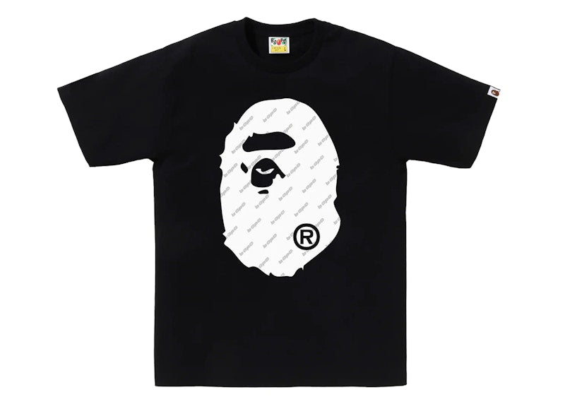 BAPE Hexagram Big Ape Head Tee Black