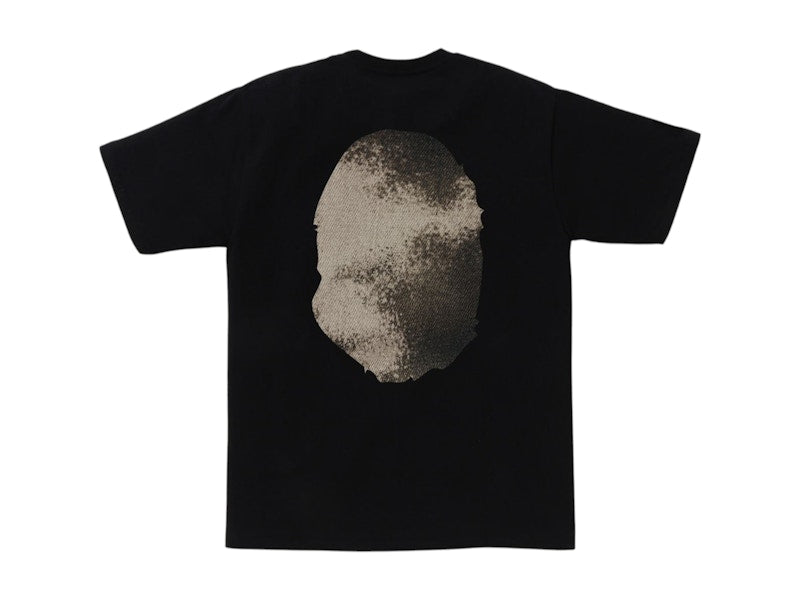 BAPE High Tone Bleach Big Ape Head Tee Black