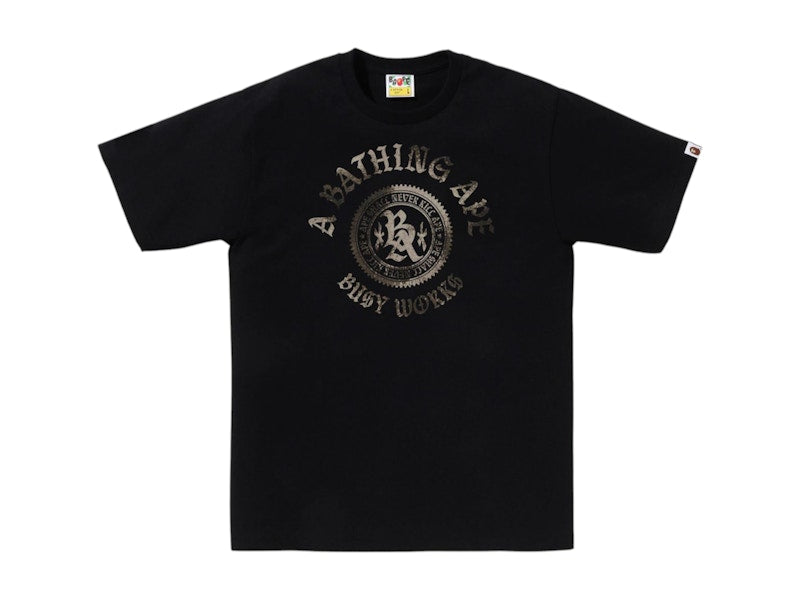 BAPE High Tone Bleach Emblem Tee Black