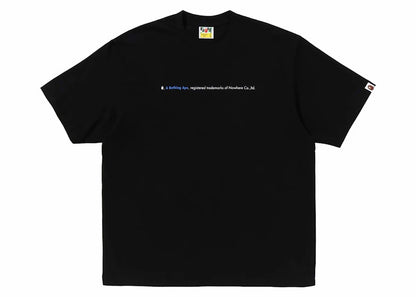 BAPE Highlight Logo Relaxed Fit Tee Black