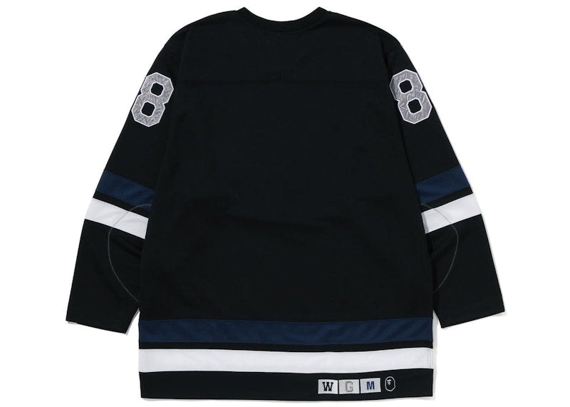 BAPE Hockey Crewneck Black