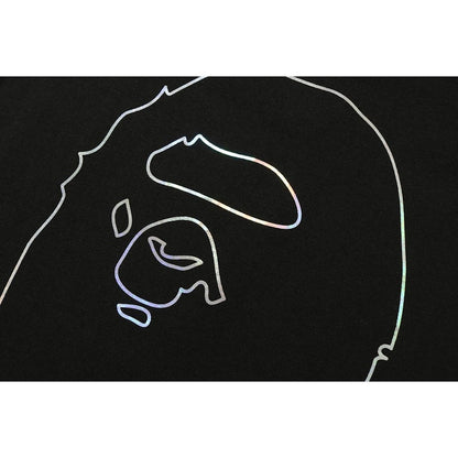 BAPE Hologram By Bathing Outline Tee Black