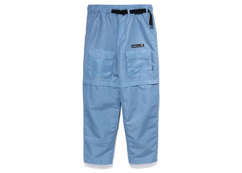BAPE Honeycomb Big Pocket Detachable Pants Blue