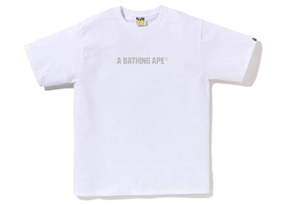 BAPE Honeycomb Camo Bape Busy Works Tee White Grey
