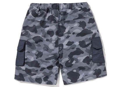 BAPE Honeycomb Camo Cargo Shorts Grey