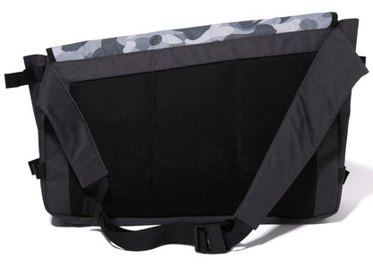 BAPE Honeycomb Camo Messenger Bag Grey