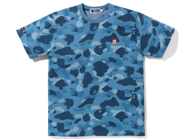 BAPE Honeycomb Camo Tee Blue