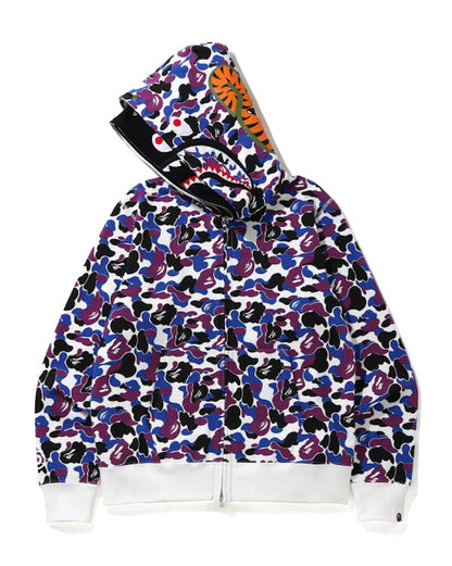 BAPE Hong Kong 14th Anniversary Shark Full Zip Hoodie Purple