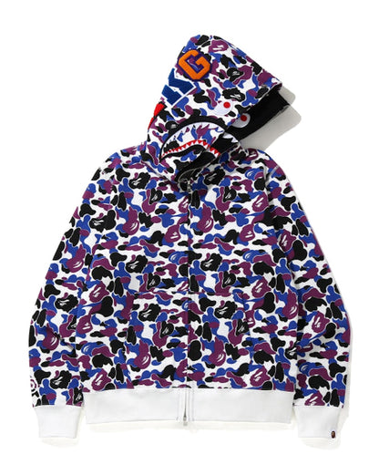 BAPE Hong Kong 14th Anniversary Shark Full Zip Hoodie Purple