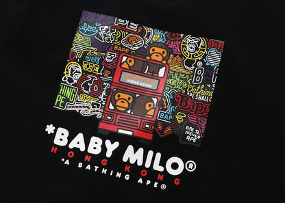 BAPE Hong Kong 15th Anniversary Baby Milo Tee Black