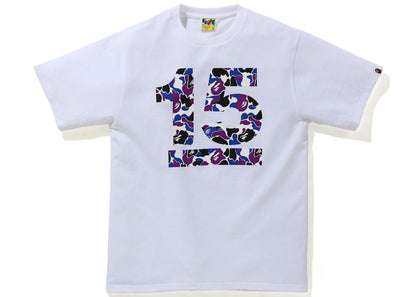 BAPE Hong Kong 15th Anniversary Tee White