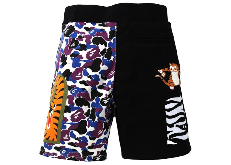 BAPE Hong Kong 15th Anniversary Tiger Shark Sweatshort Multicolor