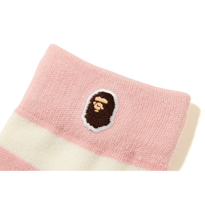 BAPE Hoop Ankle Socks Pink