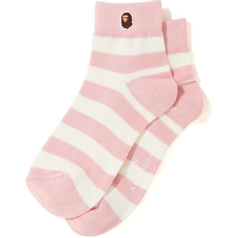 BAPE Hoop Ankle Socks Pink