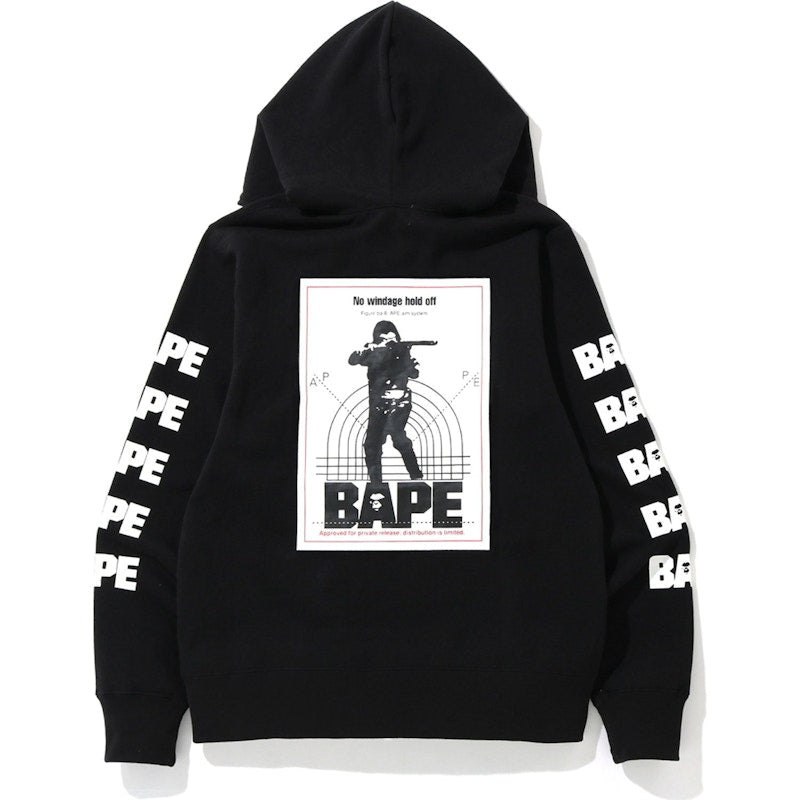 BAPE Hunting Full Zip Hoodie Black