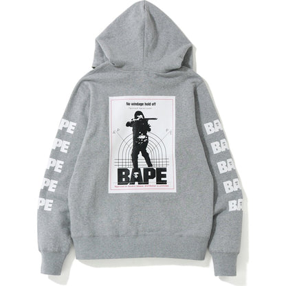 BAPE Hunting Full Zip Hoodie Grey