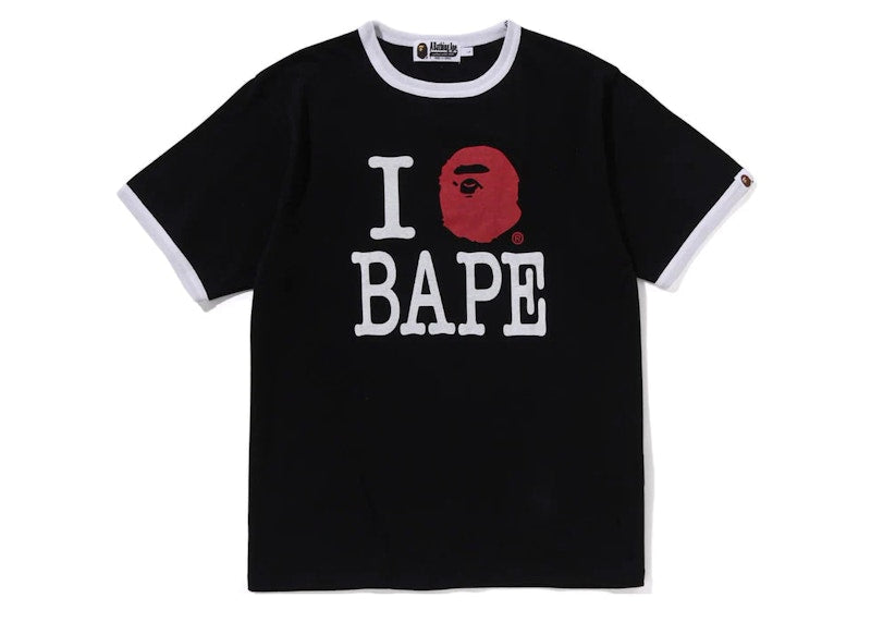 BAPE I Love BAPE Tee Black/White