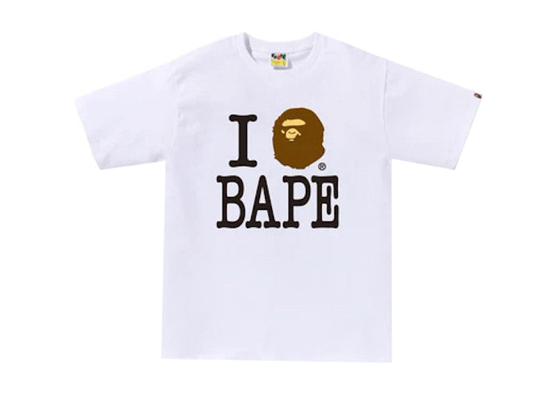 BAPE I Love Bape Tee White