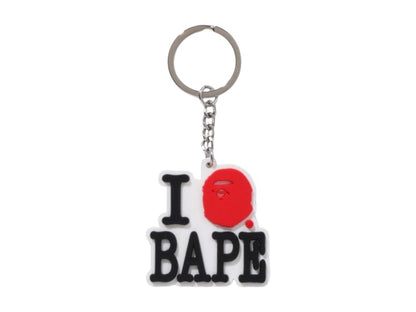 BAPE I Love Keychain Multicolor