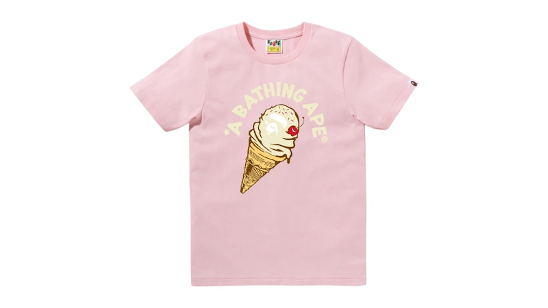 BAPE Women's Ice Cream Tee Pink
