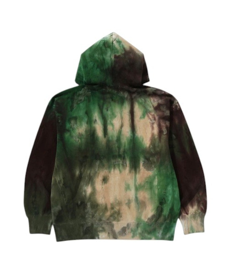 BAPE Ice Dye Relaxed Fit Pullover Hoodie Green
