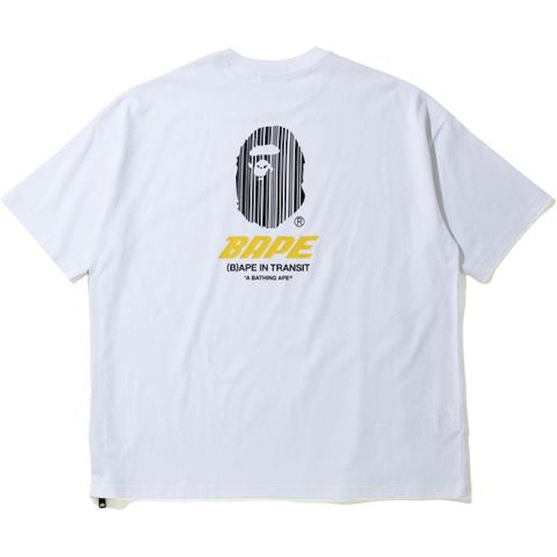 BAPE In Transit 3/4 T-shirt White
