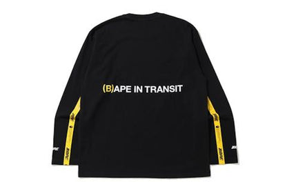 BAPE In Transit L/S Tee Black