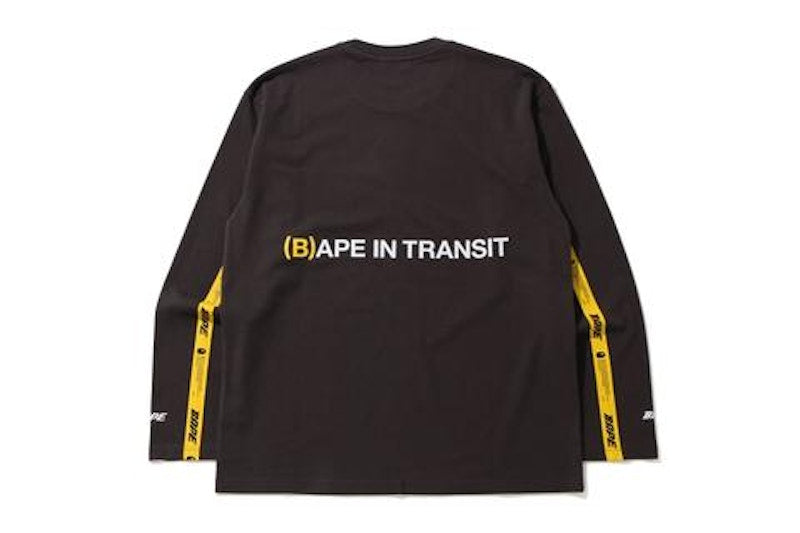 BAPE In Transit L/S Tee Gray