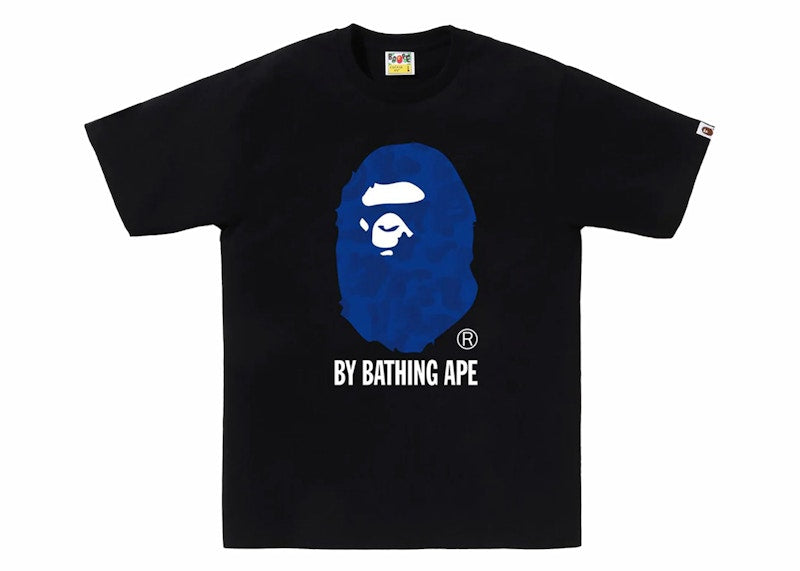 BAPE Ink Camo Ape Head Tee Black