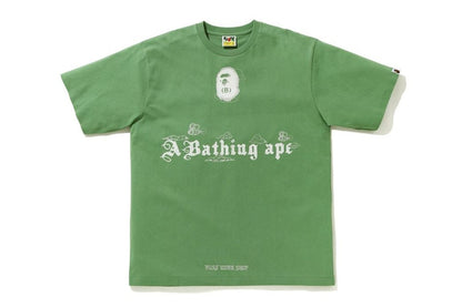 BAPE Ink Print Relaxed Fit #2 Tee Green