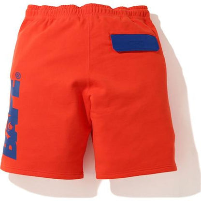 BAPE Interlock Sweatshort Orange